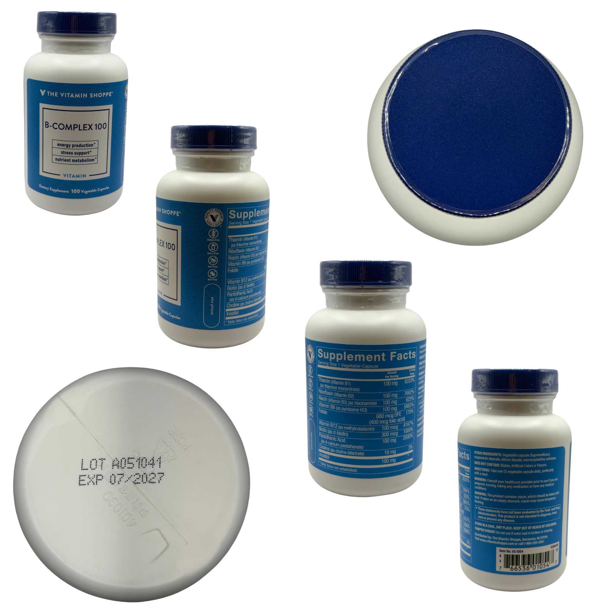 Amazon.com: The Vitamin Shoppe Brand Vitamin B-Complex, 100